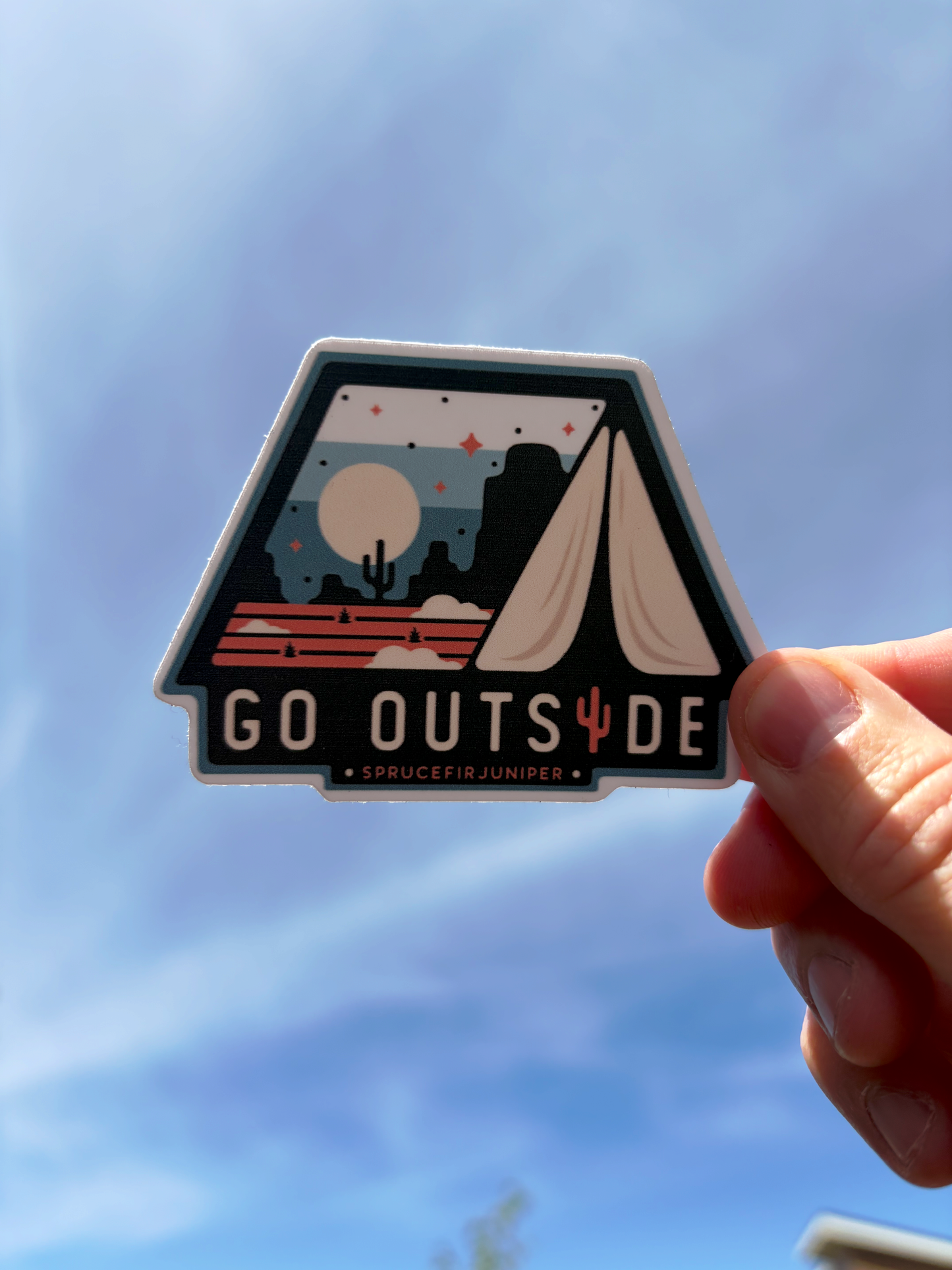 Go Outside Sticker