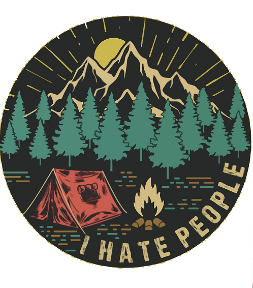 I Hate People Sticker- The MINI