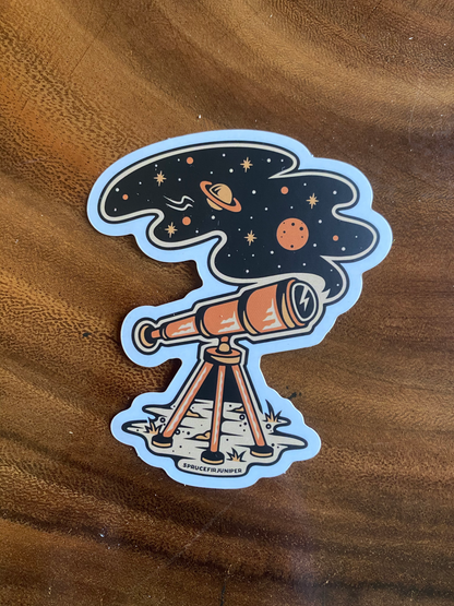 Through The Lens Sticker