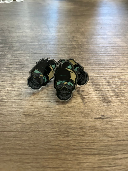 Mountain Skull Pins
