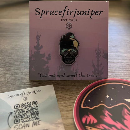 Mountain Skull Pins