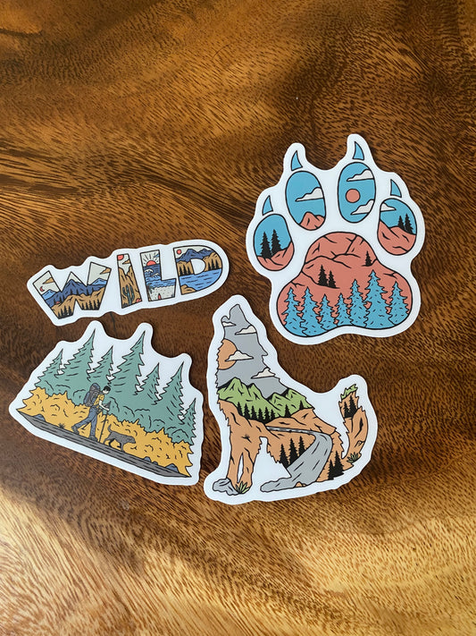 Woof Pack Stickers