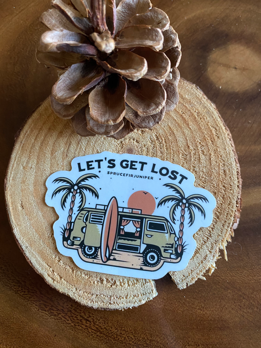 Get Lost Sticker