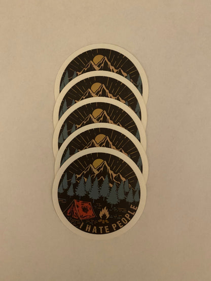 I Hate People Sticker- The MINI