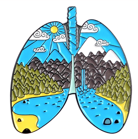 Adventure Lungs Pin