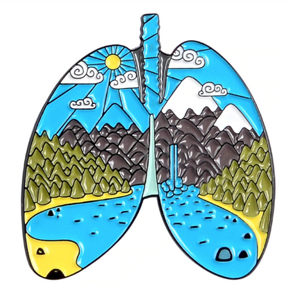 Adventure Lungs Pin
