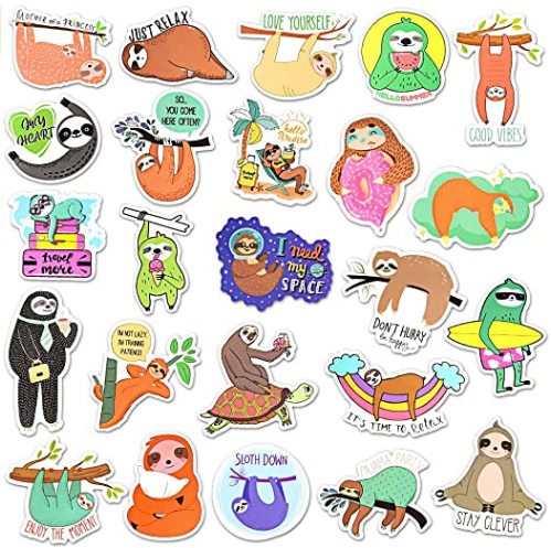 Slothin' Around Sticker Pack