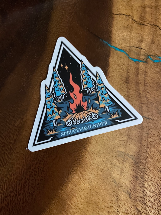 Campfire Sticker