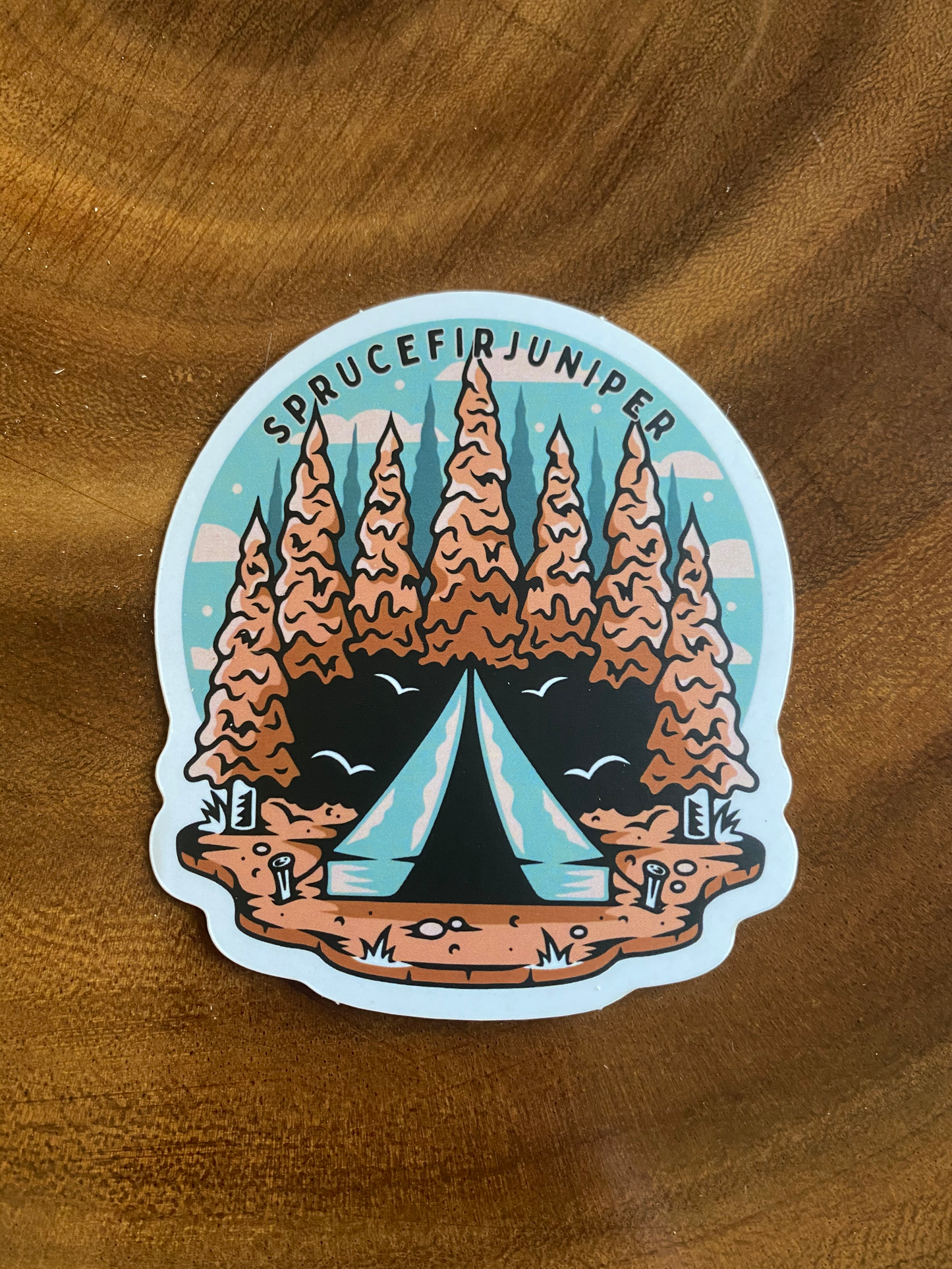 Tent Life Sticker