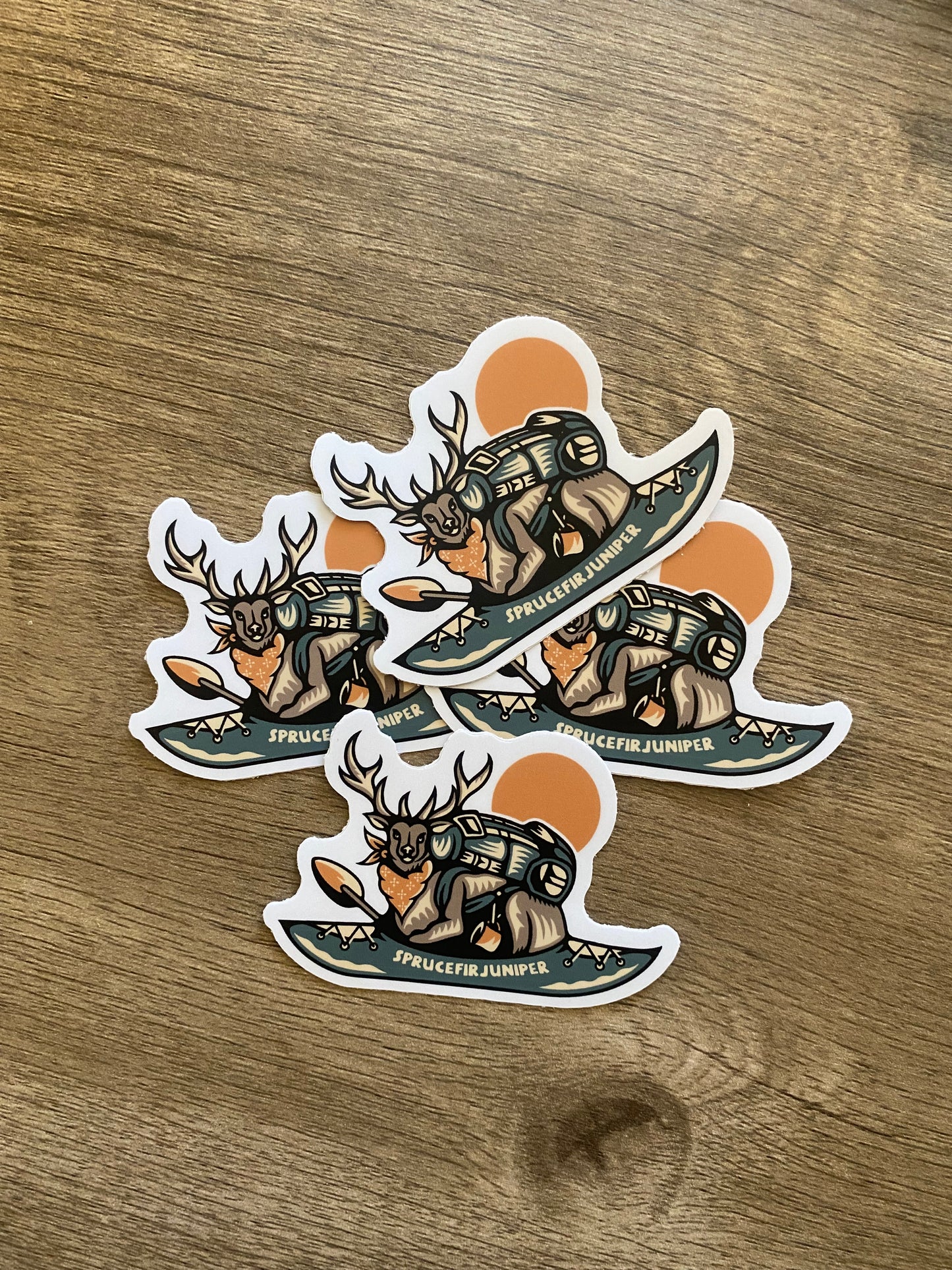 Moosen' Around Sticker